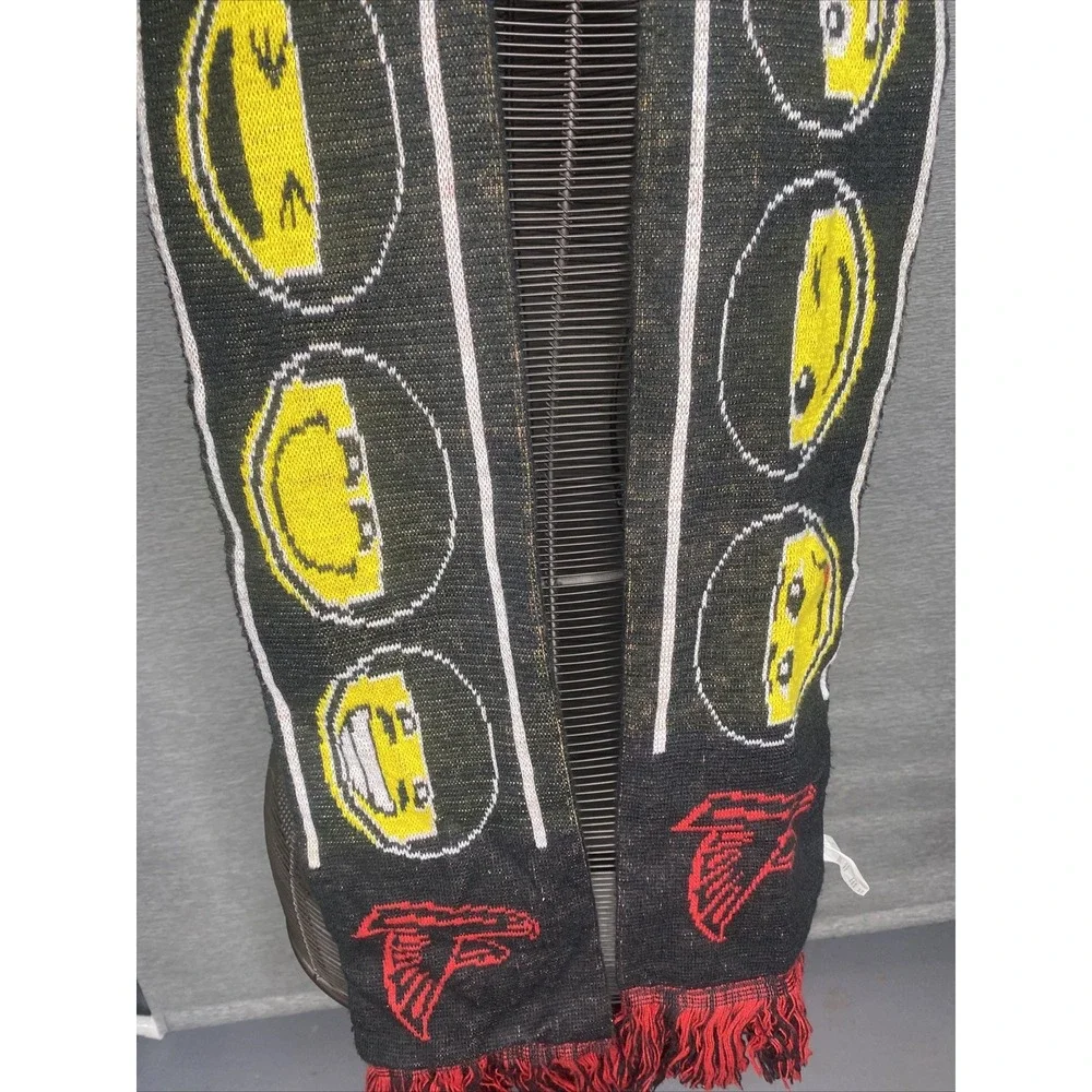 Forever Collectibles Atlanta Falcons Scarf Nfl Football Acrylic with Emojis‎
